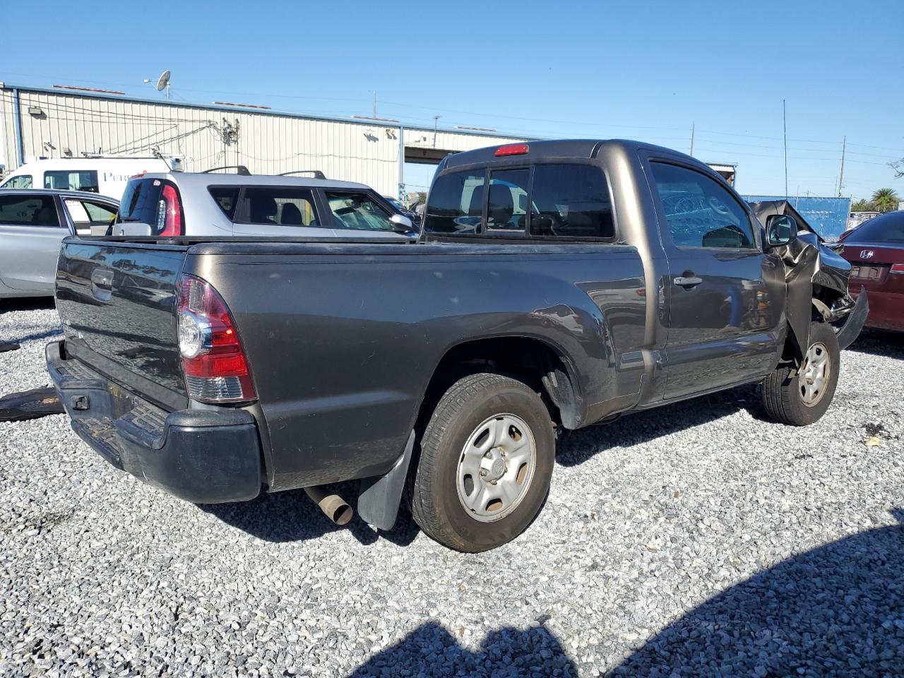 2011 Toyota Tacoma VIN 5TFNX4CNXBX002140 Copart auction photo, front end / rear end damage thumbnail 3