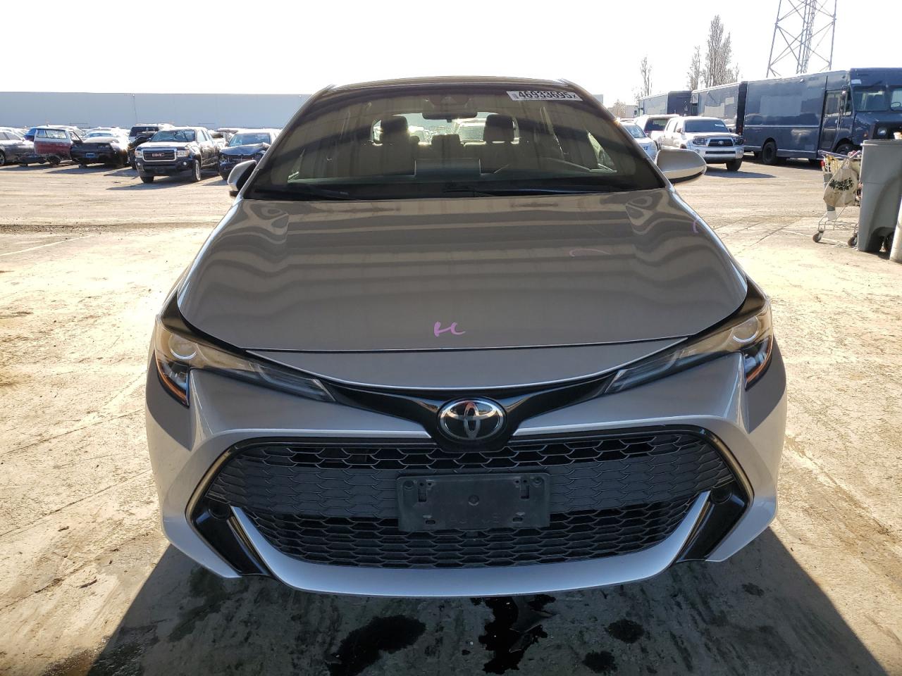 2019 Toyota Corolla VIN JTNK4RBE1K3018899 Copart auction photo, rear end / side damage thumbnail 5