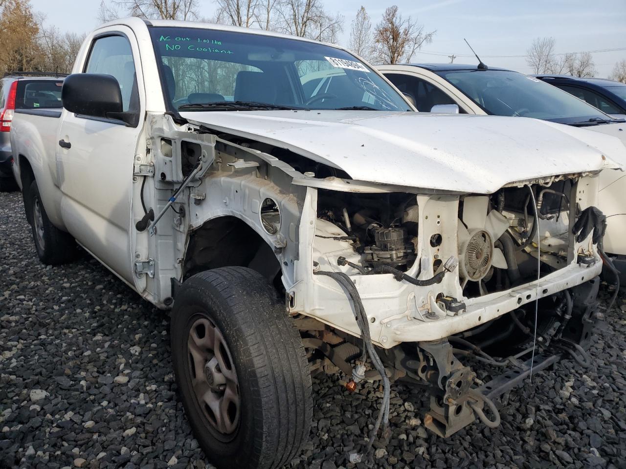 2011 Toyota Tacoma VIN 5TFNX4CN0BX005726 Copart auction photo, front end damage thumbnail 4