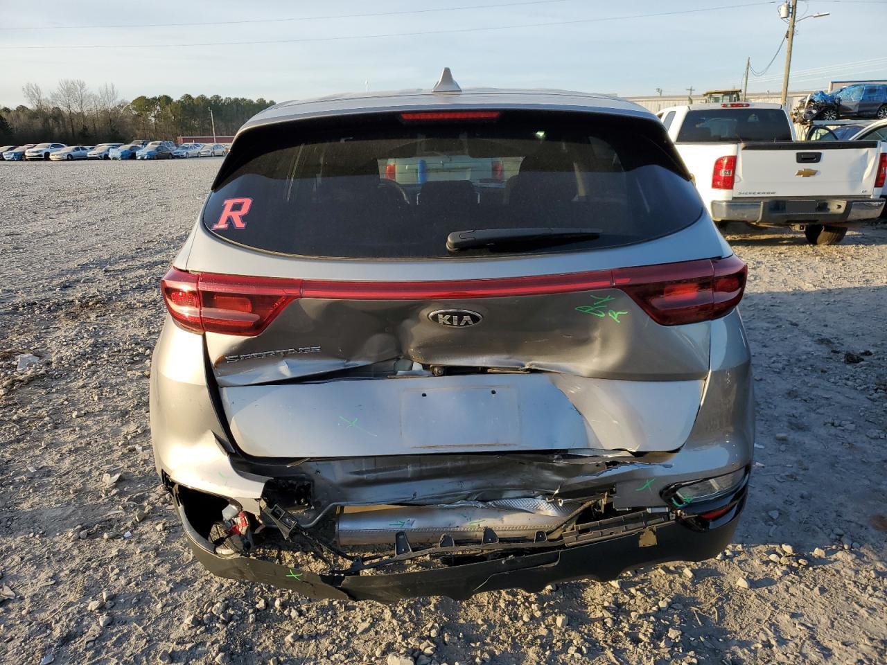 2021 KIA Sportage VIN KNDPM3AC8M7944557 Copart auction photo, rear end damage thumbnail 6