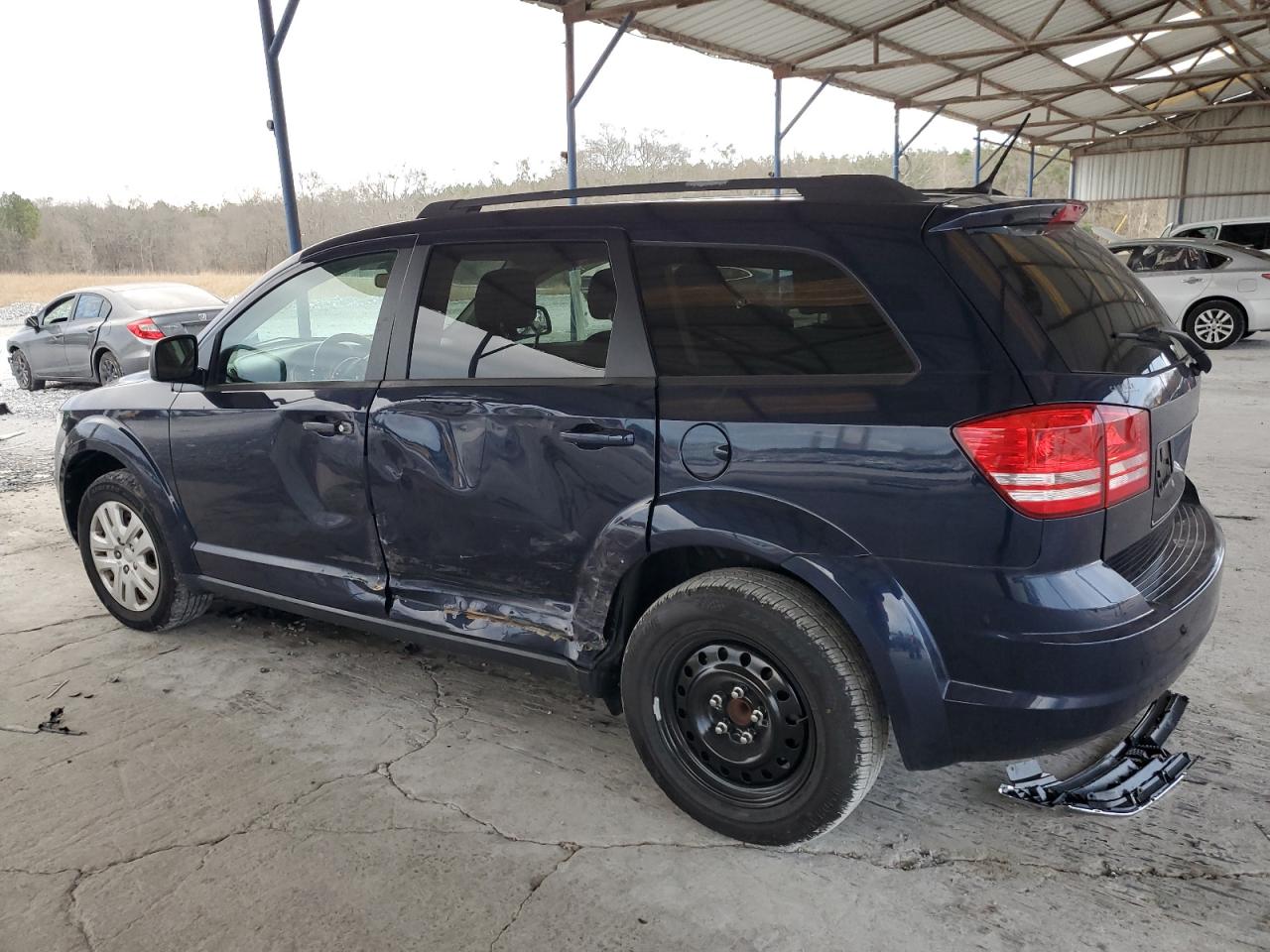 2018 Dodge Journey VIN 3C4PDCAB7JT275891 Copart auction photo, side damage thumbnail 2