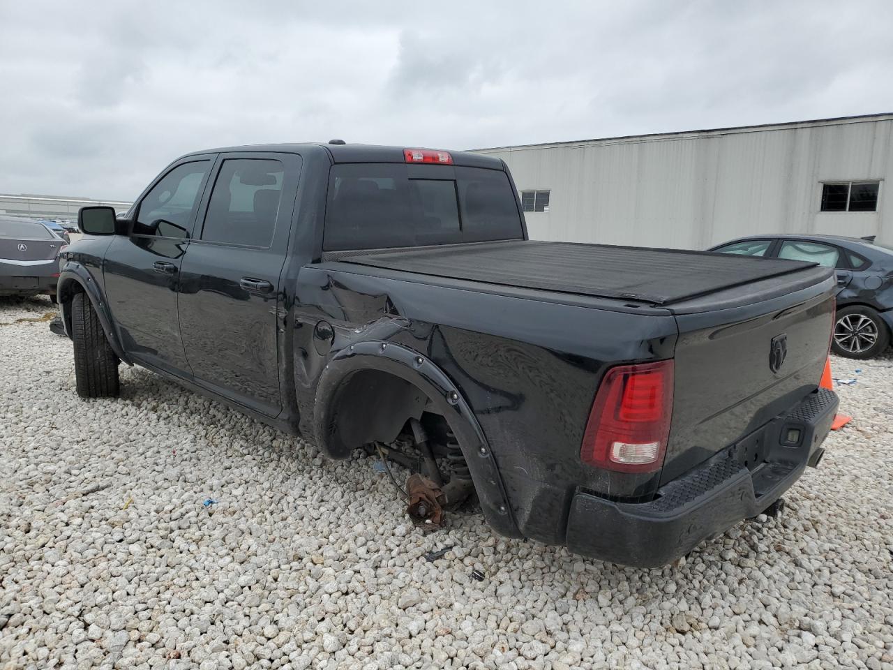 2014 RAM 1500 VIN 1C6RR7MT7ES359035 Copart auction photo, undercarriage / side damage thumbnail 2