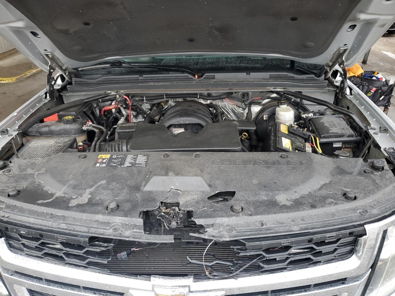 2015 Chevrolet Tahoe VIN 1GNLC2EC6FR725598 Copart auction photo, rear end / side damage thumbnail 12