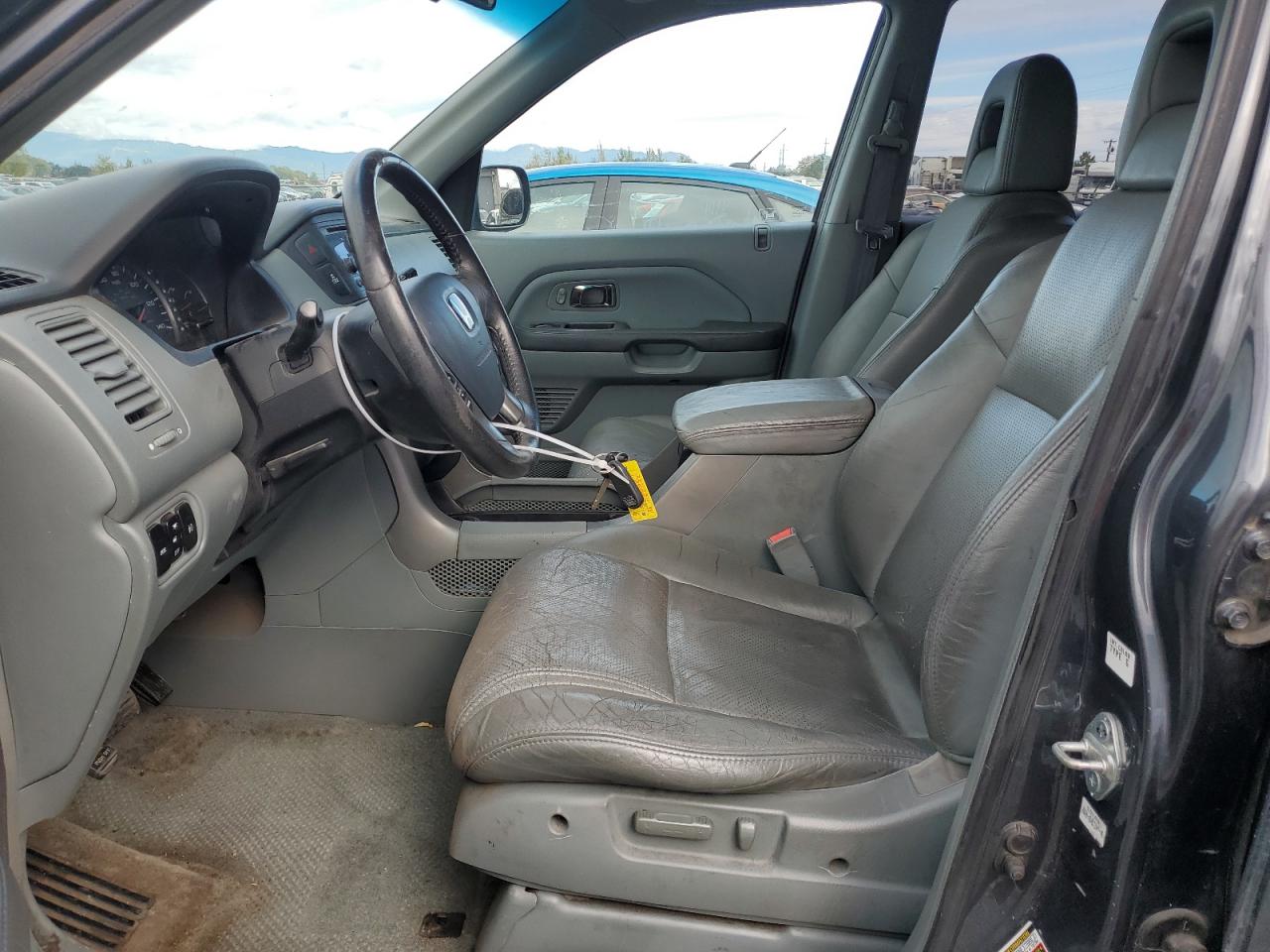 2004 Honda Pilot VIN 2HKYF18594H552709 Copart auction photo, front end damage thumbnail 7