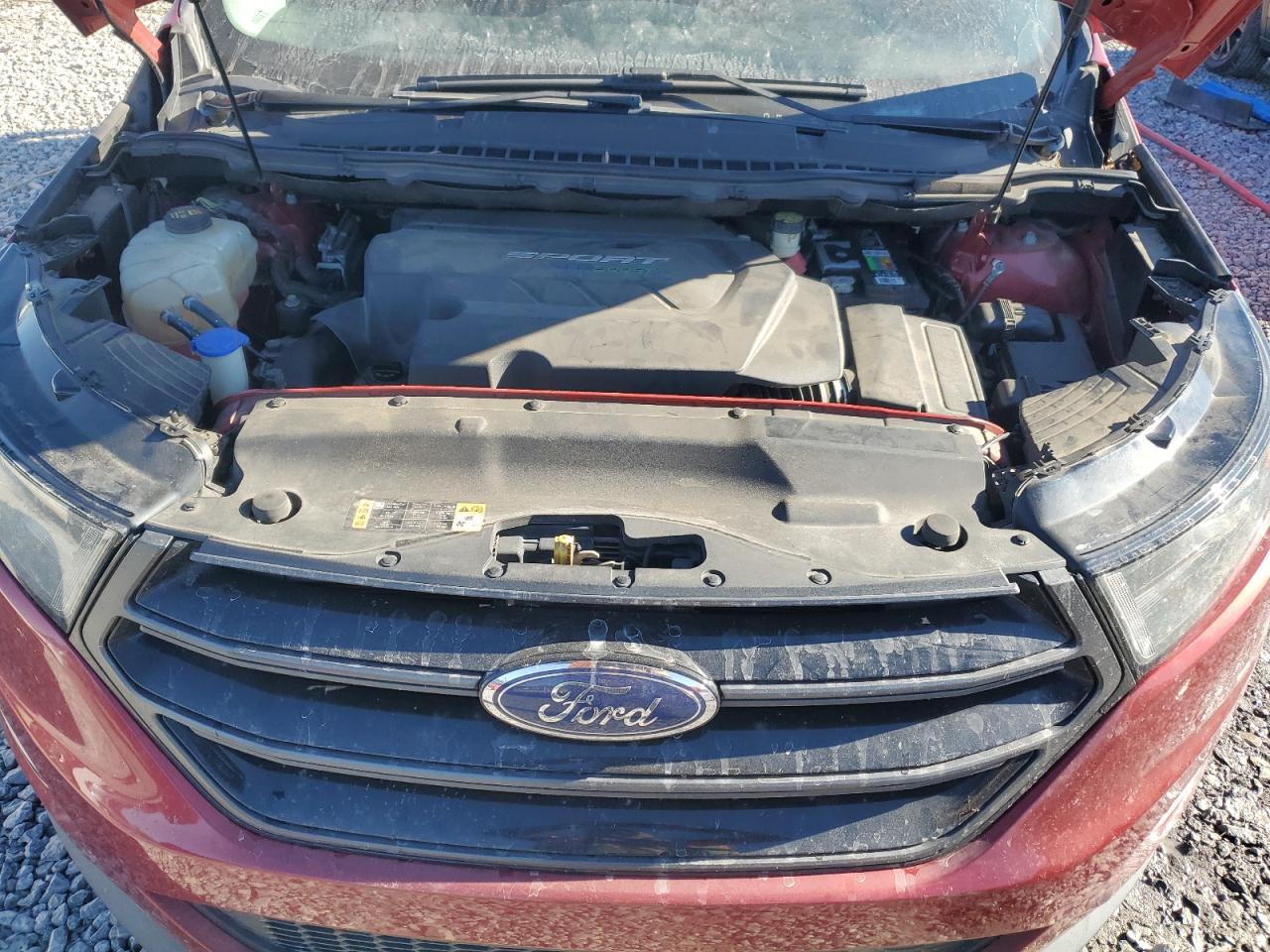 2016 Ford Edge VIN 2FMPK4AP0GBB66020 Copart auction photo, rear end damage thumbnail 12