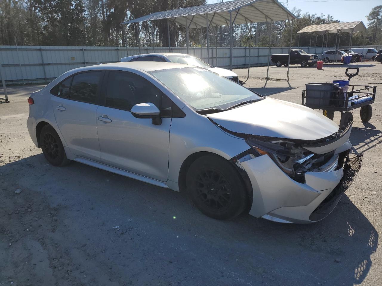 2020 Toyota Corolla VIN 5YFDPRAE3LP110093 Copart auction photo, front end damage thumbnail 4