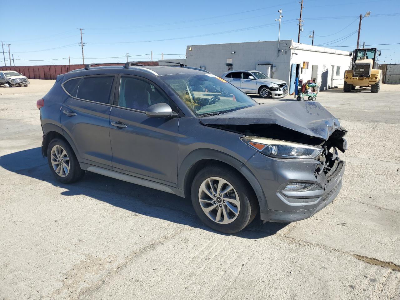 2017 Hyundai Tucson VIN KM8J33A49HU595607 Copart auction photo, front end damage thumbnail 4