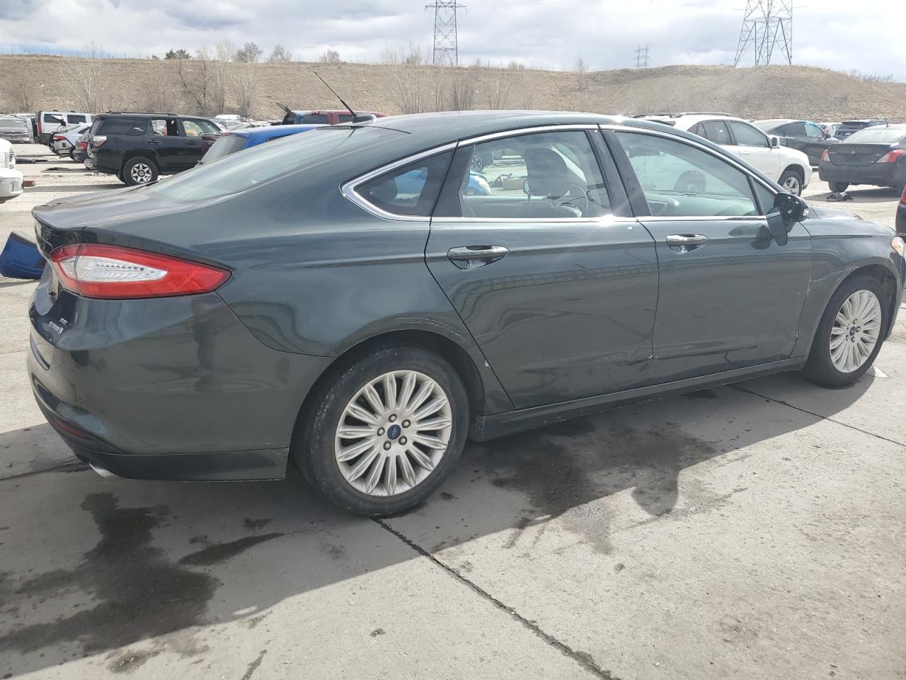 2015 Ford Fusion VIN 3FA6P0LUXFR118558 Copart auction photo, side damage thumbnail 3