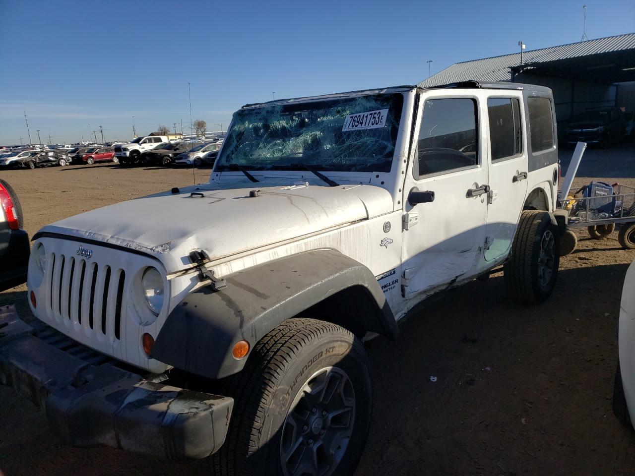 2013 Jeep Wrangler VIN 1C4BJWDG9DL560250