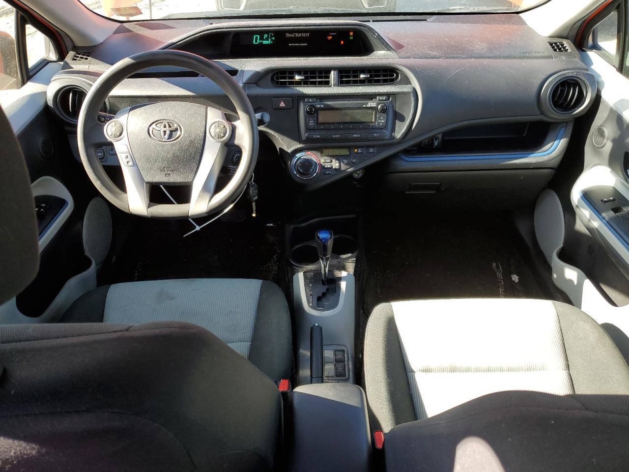 2013 Toyota Prius VIN JTDKDTB31D1042991 Copart auction photo, front end damage thumbnail 8