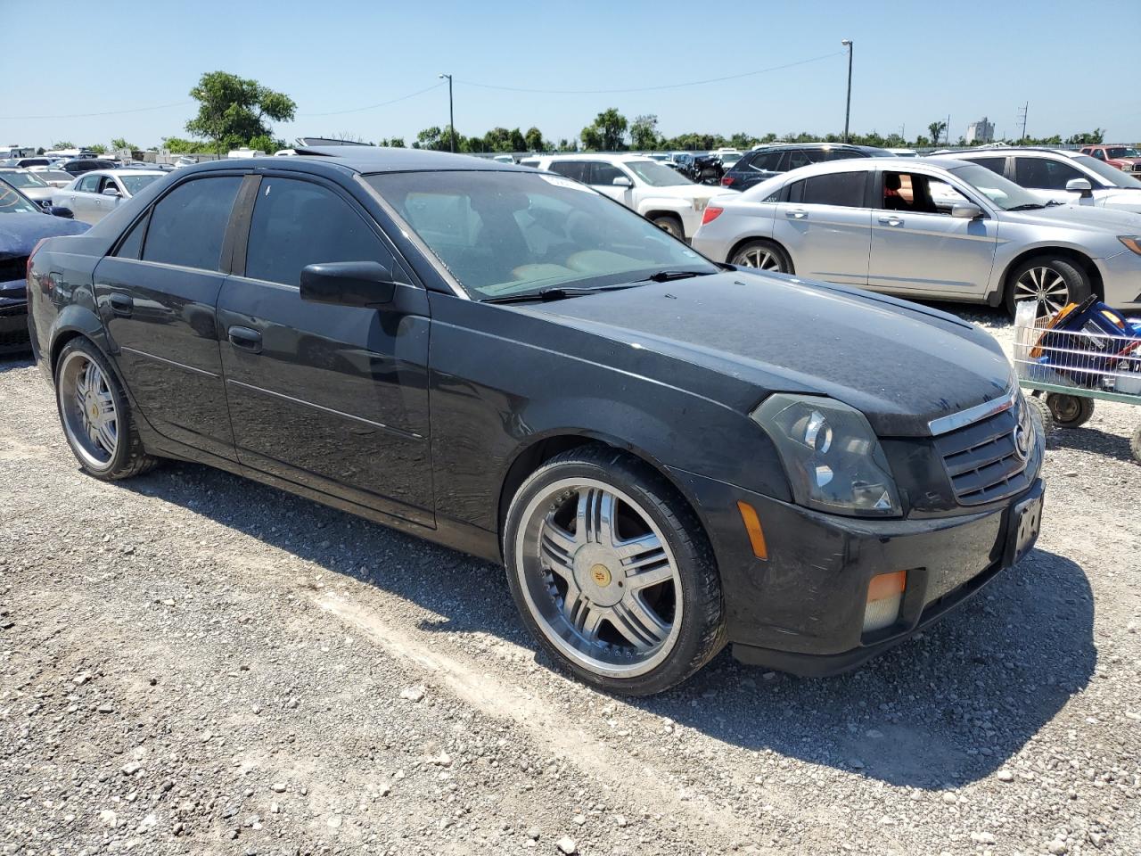 2003 Cadillac CTS VIN 1G6DM57N830128126 Copart auction photo, hail damage thumbnail 4