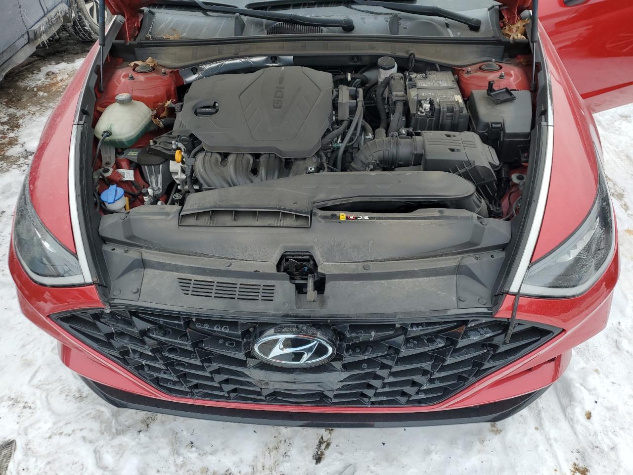 2020 Hyundai Sonata VIN 5NPEF4JA1LH012863 Copart auction photo, undercarriage damage thumbnail 11