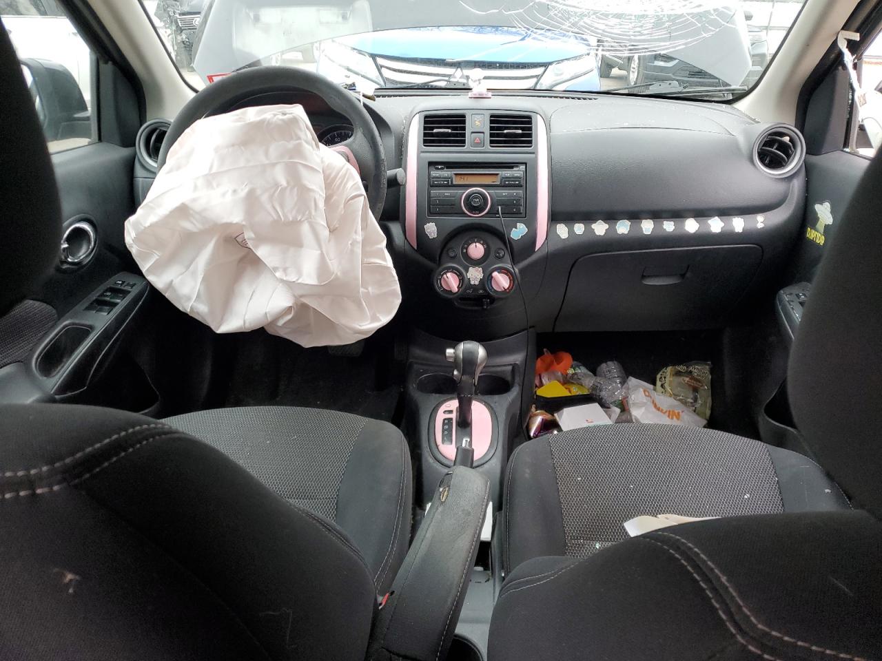 2014 Nissan Versa VIN 3N1CN7AP0EL819106 Copart auction photo, side / rear end damage thumbnail 8