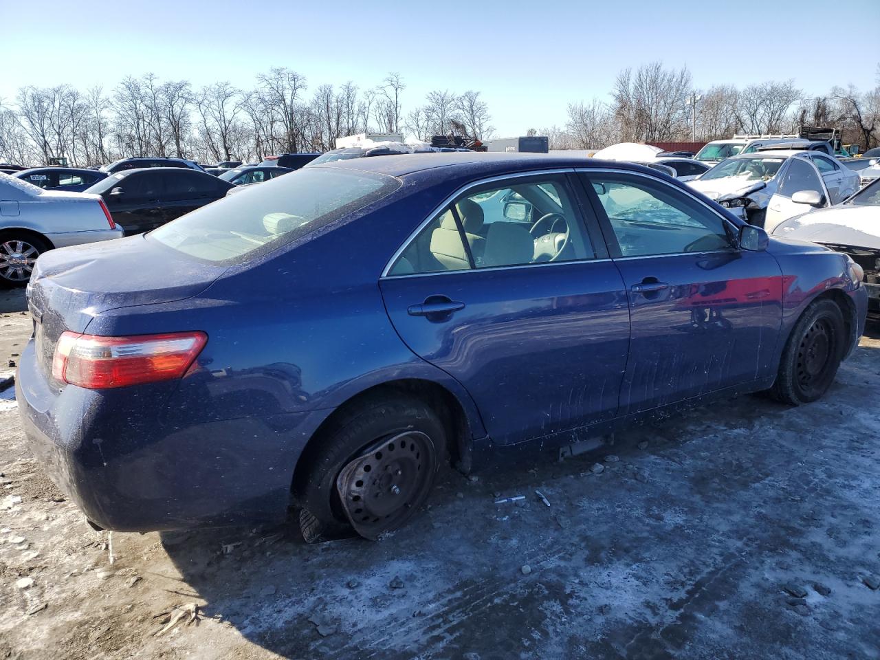 2007 Toyota Camry VIN 4T1BE46K57U095311 Copart auction photo, rear end damage thumbnail 3