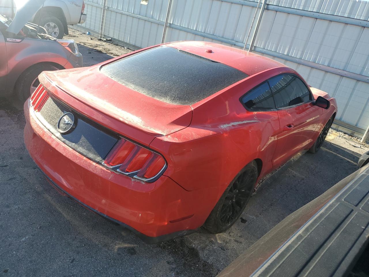 2015 Ford Mustang VIN 1FA6P8TH1F5341608 Copart auction photo, water/flood damage thumbnail 3