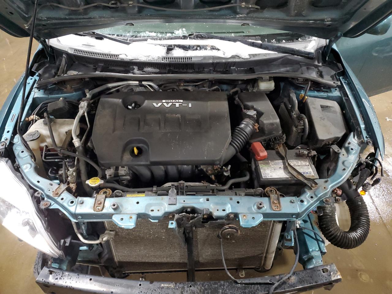 2010 Toyota Corolla VIN JTDBU4EE6A9121671 Copart auction photo, front end damage thumbnail 11