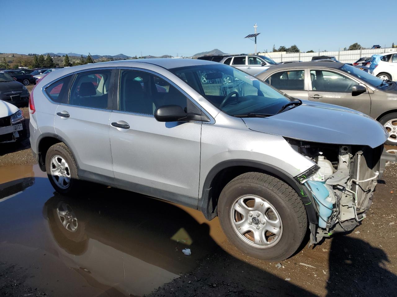 2013 Honda CR-V VIN 2HKRM4H32DH628281 Copart auction photo, front end damage thumbnail 4