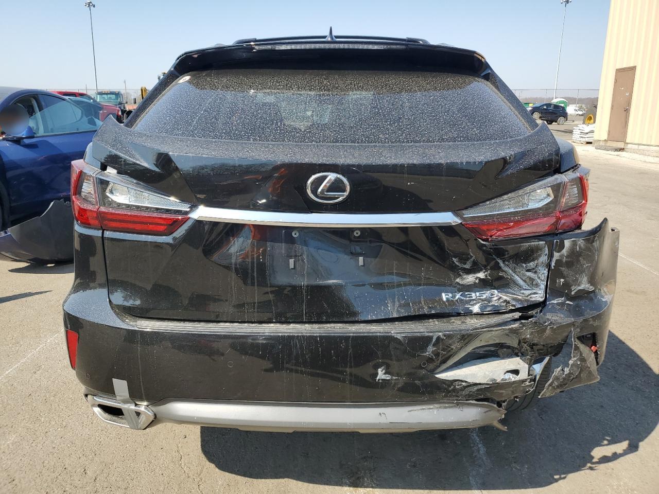2018 Lexus RX VIN 2T2BZMCA1JC156562 Copart auction photo, rear end / side damage thumbnail 6