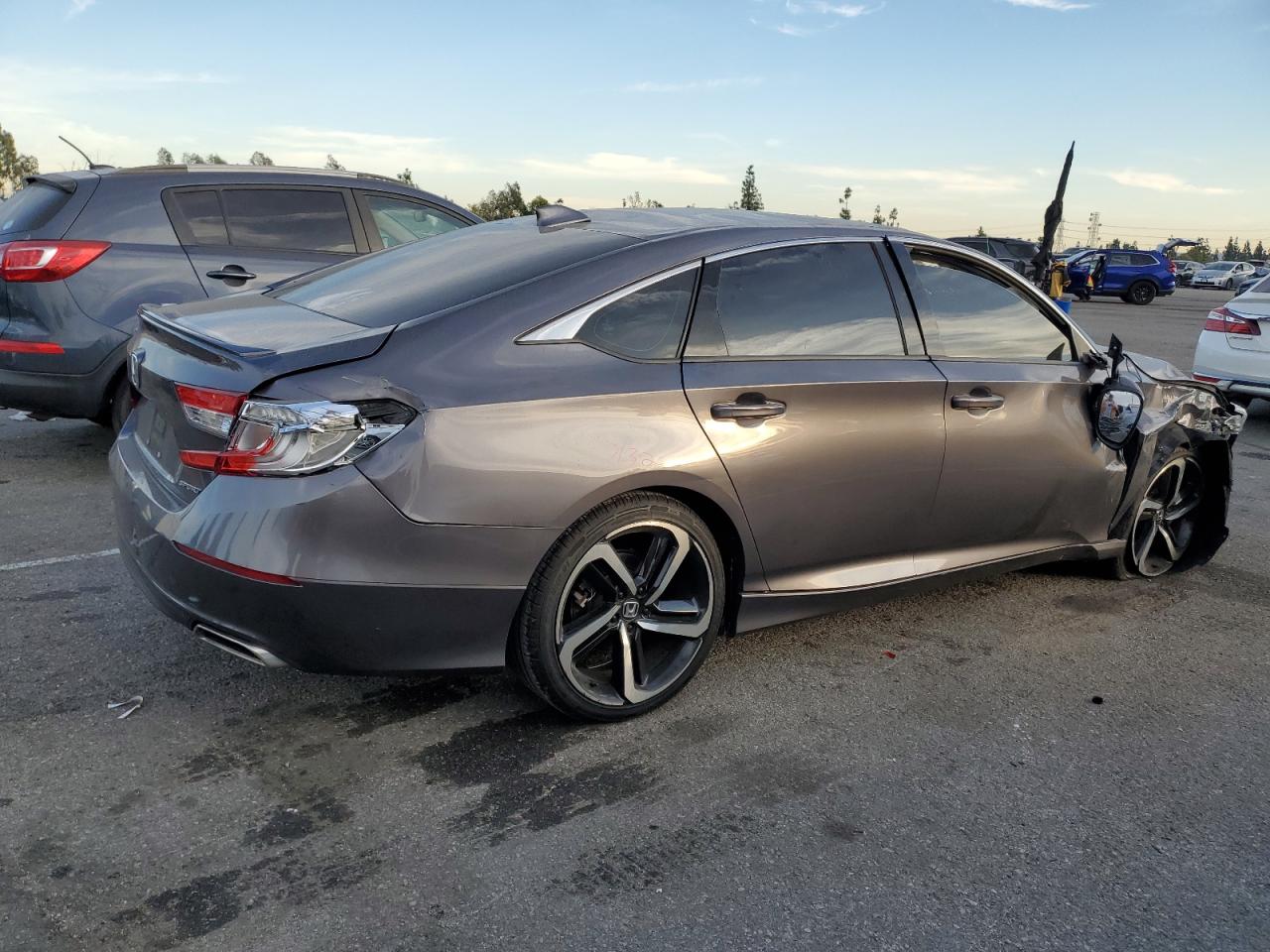 2019 Honda Accord VIN 1HGCV1F38KA064257 Copart auction photo, all over / mechanical damage thumbnail 3