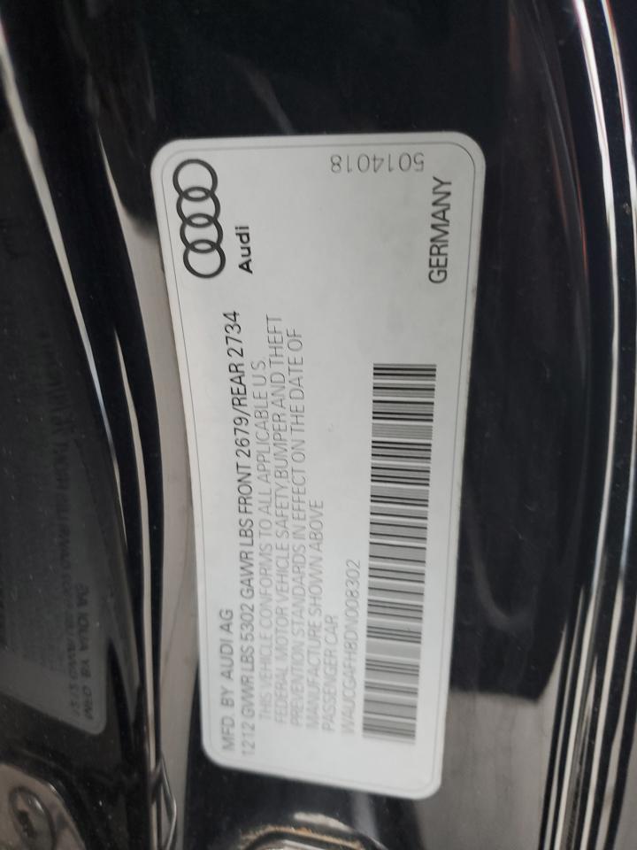 2013 Audi RS5 VIN WAUCGAFH8DN008302 Copart auction photo, front end damage thumbnail 14