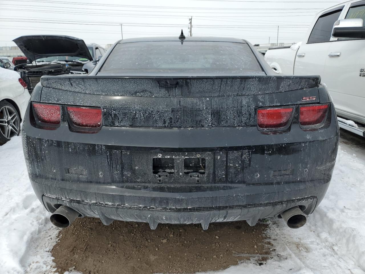 2011 Chevrolet Camaro VIN 2G1FT1EW2B9130819 Copart auction photo, side / front end damage thumbnail 6