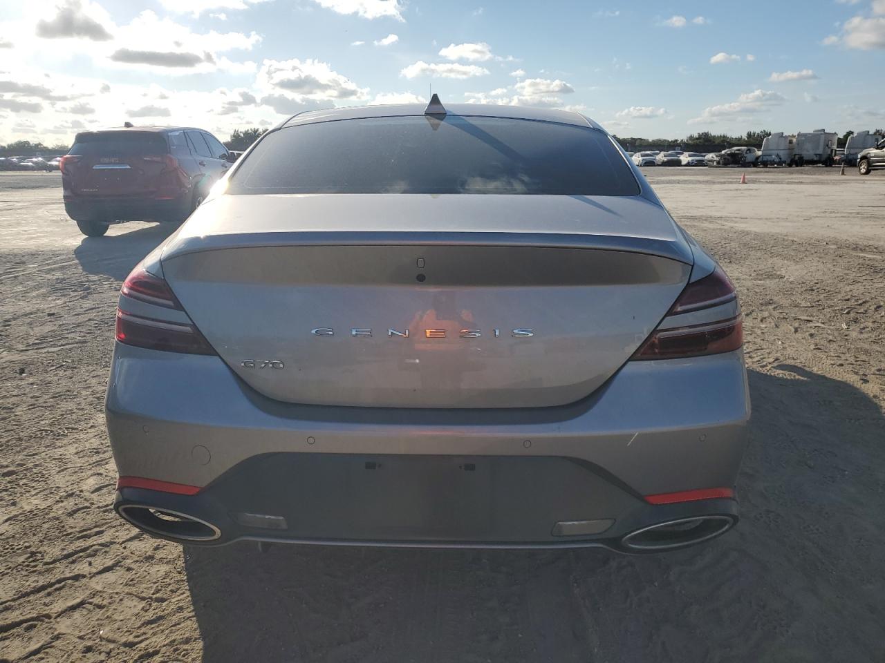 2024 Genesis G70 VIN KMTG34SC1RU136438 Copart auction photo, front end damage thumbnail 6