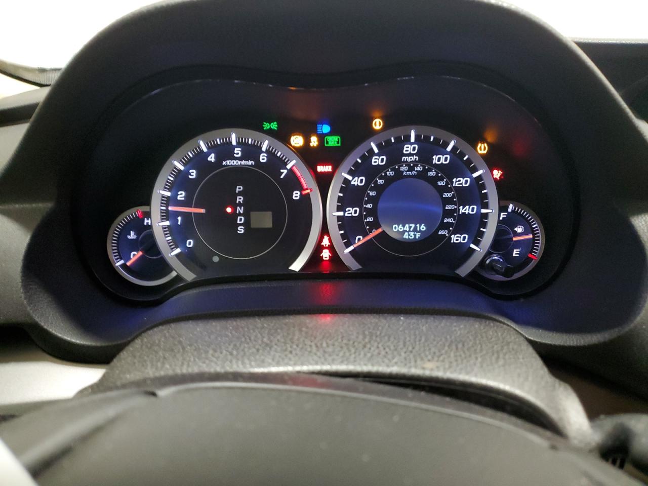 2012 Acura TSX VIN JH4CU2F4XCC010608 Copart auction photo, all over damage thumbnail 9