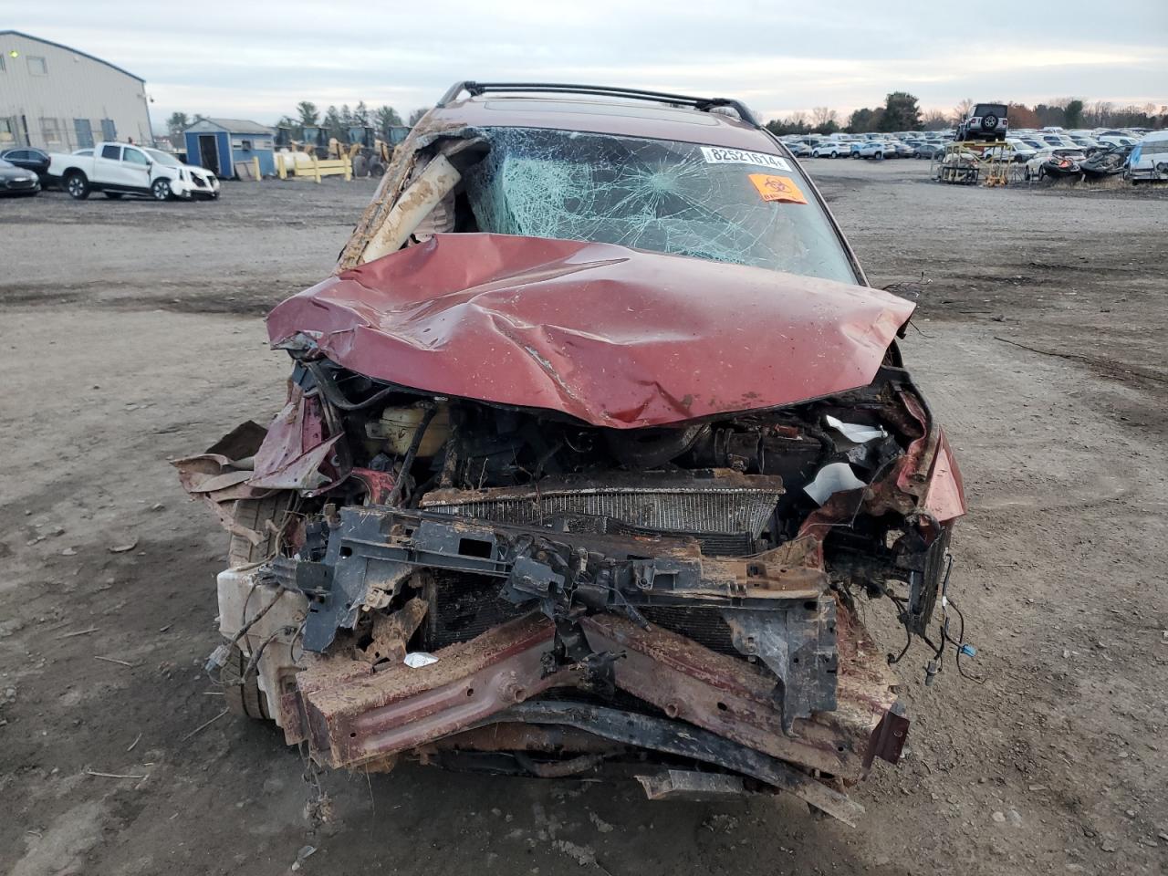 2011 Mazda CX-9 VIN JM3TB3DV2B0309302 Copart auction photo, front end / side damage thumbnail 5