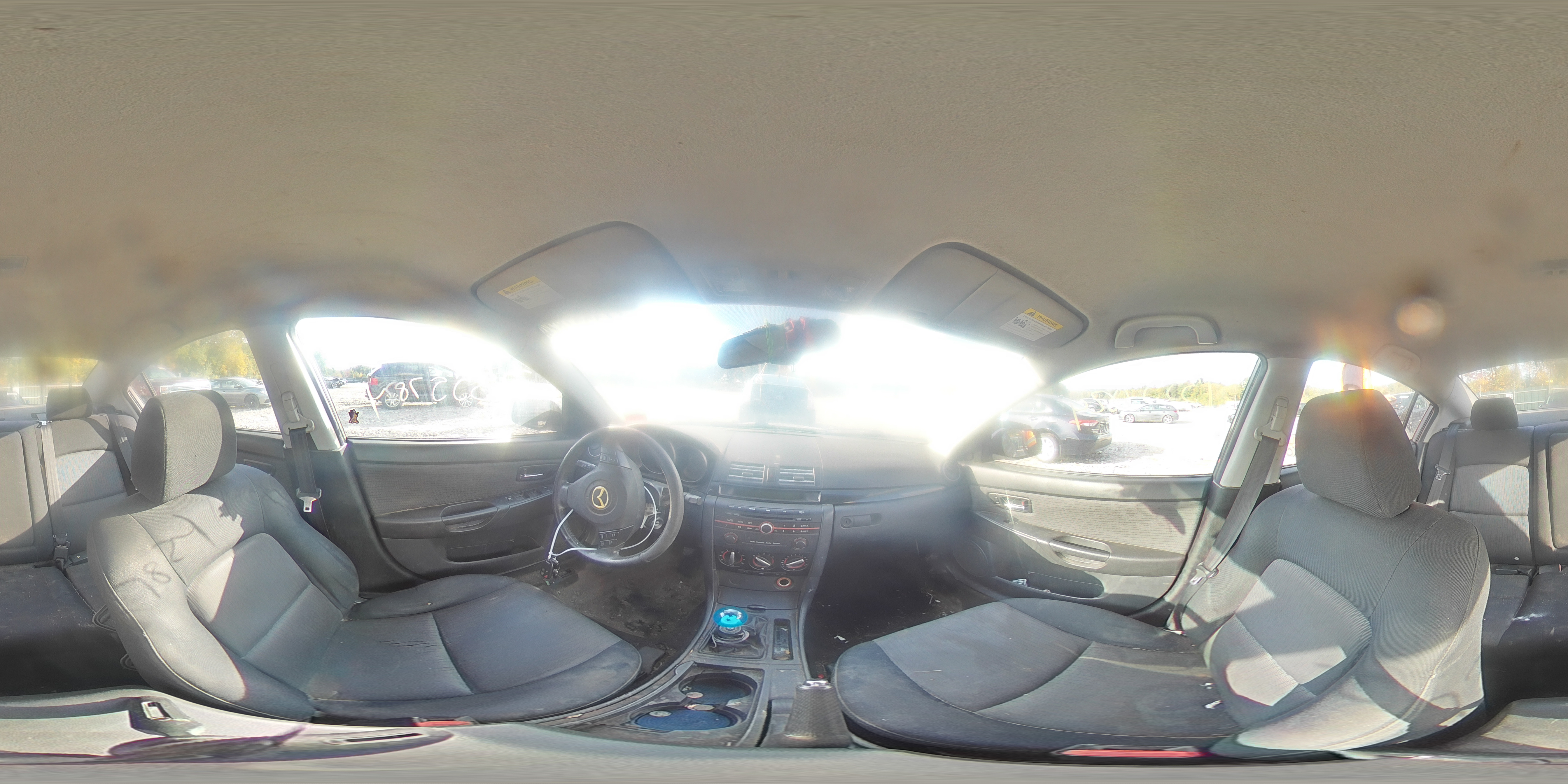 2009 Mazda 3 VIN JM1BK32G591222345 Copart auction photo, burn / front end damage thumbnail 13