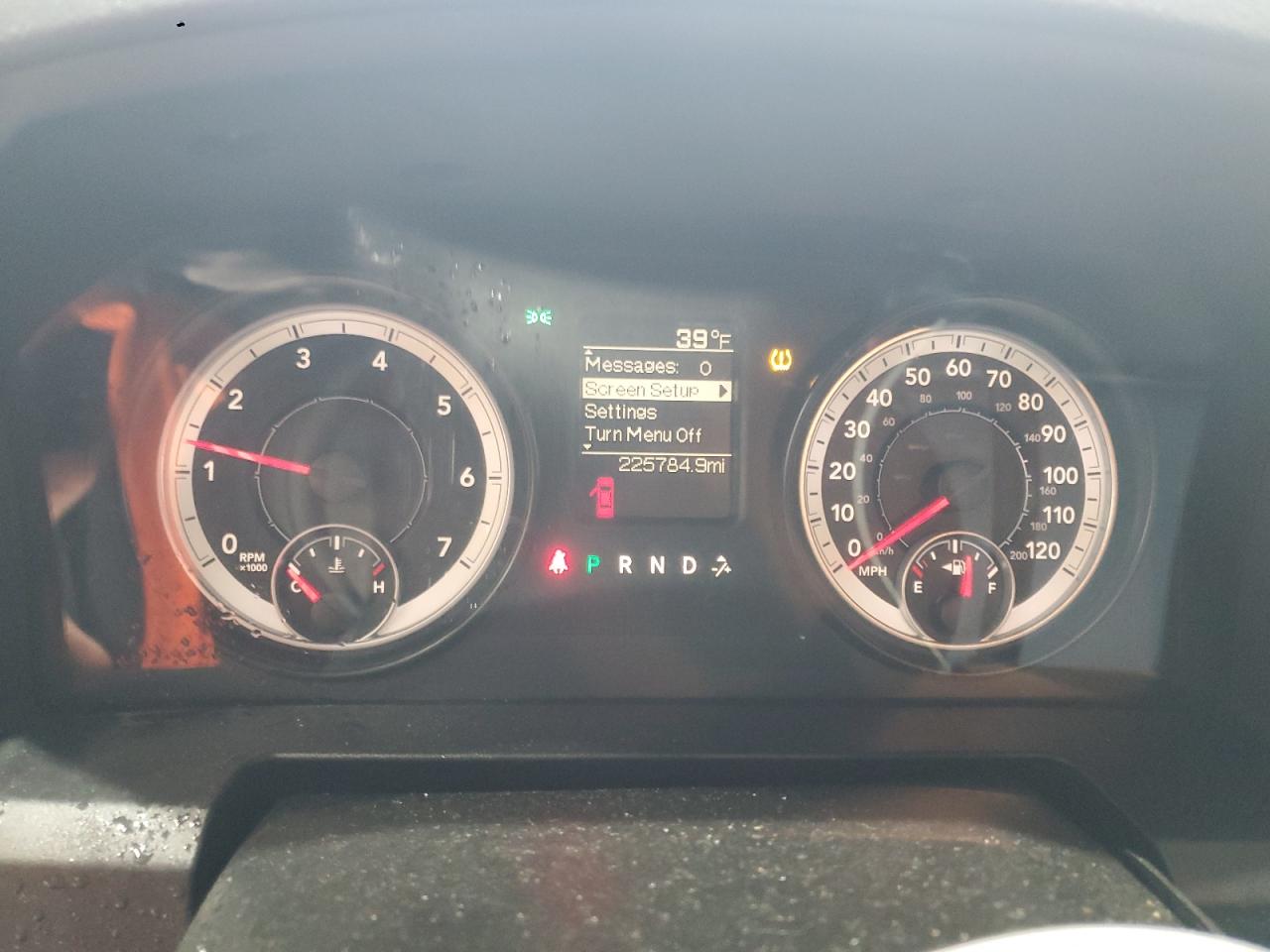 2014 RAM 1500 VIN 1C6RR6KT5ES229770 Copart auction photo, rear end damage thumbnail 9