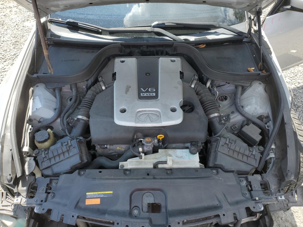 2010 Infiniti G VIN JN1CV6AP9AM405784 Copart auction photo, front end damage thumbnail 11