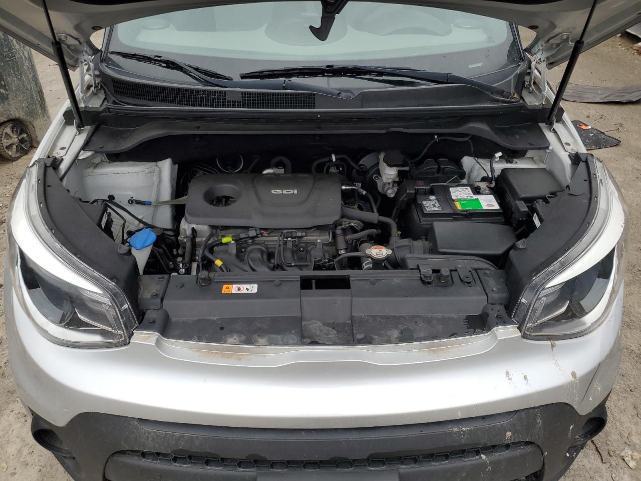 2017 KIA Soul VIN KNDJN2A23H7414040 Copart auction photo, front end / side damage thumbnail 12