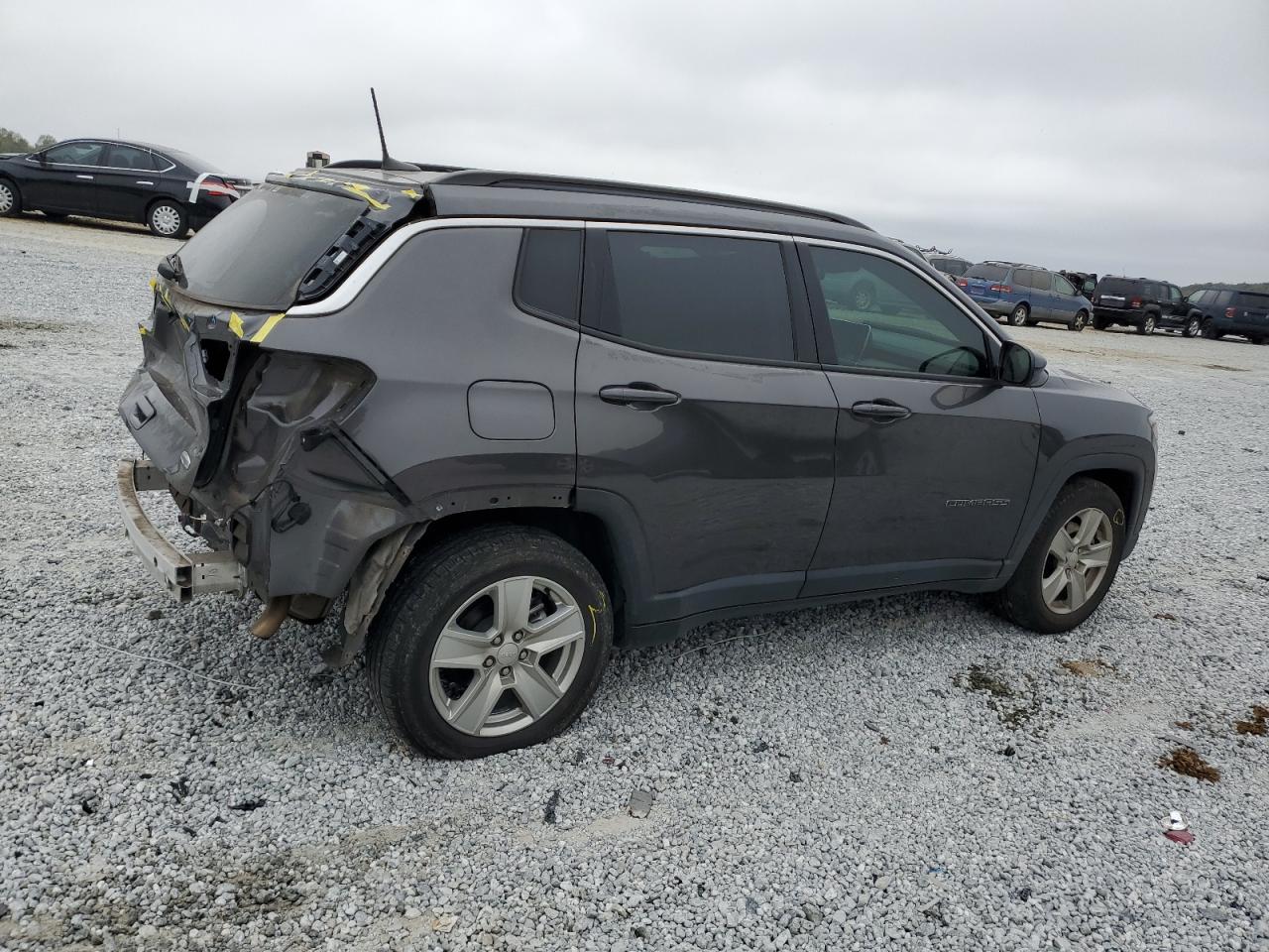2022 Jeep Compass VIN 3C4NJCBB1NT112836 Copart auction photo, rear end damage thumbnail 3