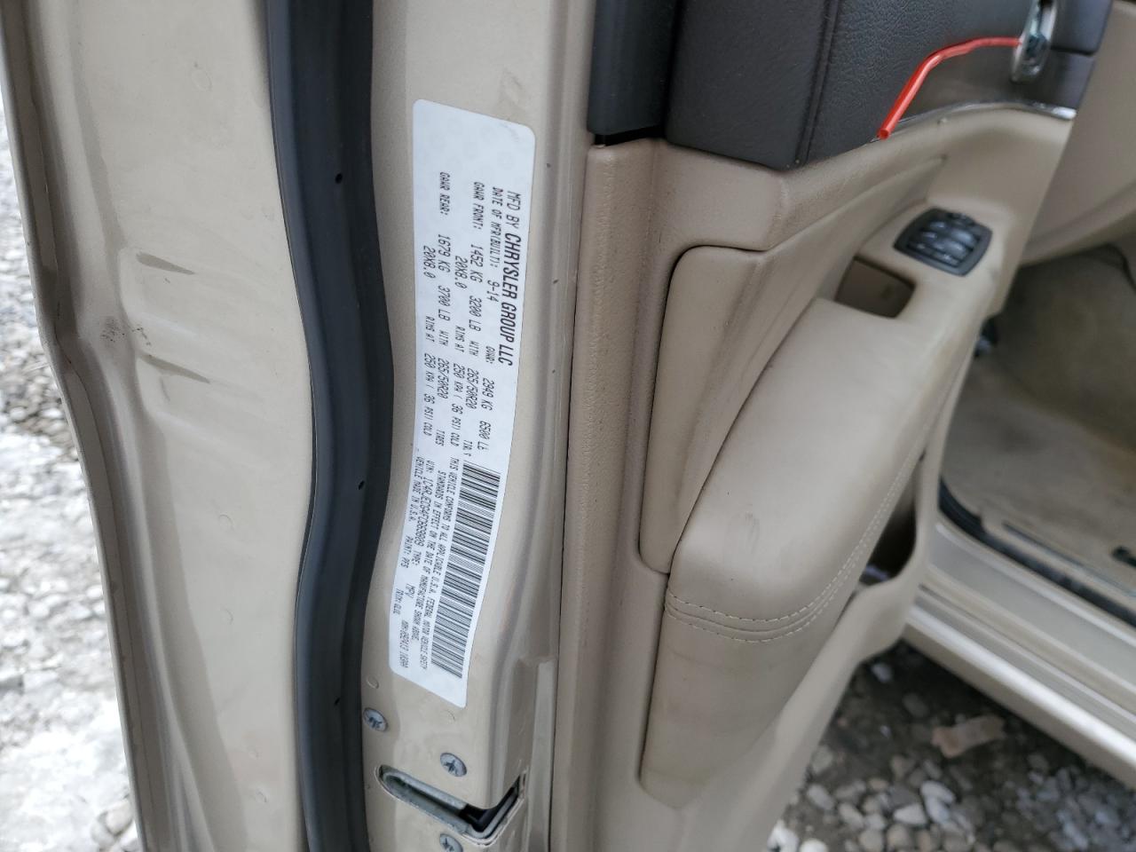 2015 Jeep Grand Cherokee VIN 1C4RJECG4FC669809 Copart auction photo, front end damage thumbnail 14