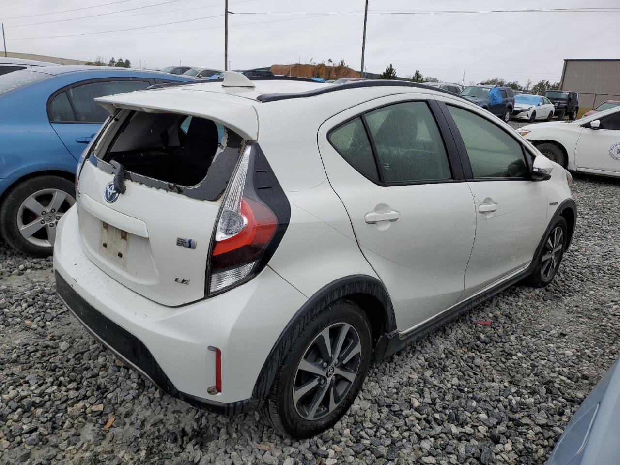 2019 Toyota Prius VIN JTDKDTB34K1622510 Copart auction photo, top/roof damage thumbnail 3