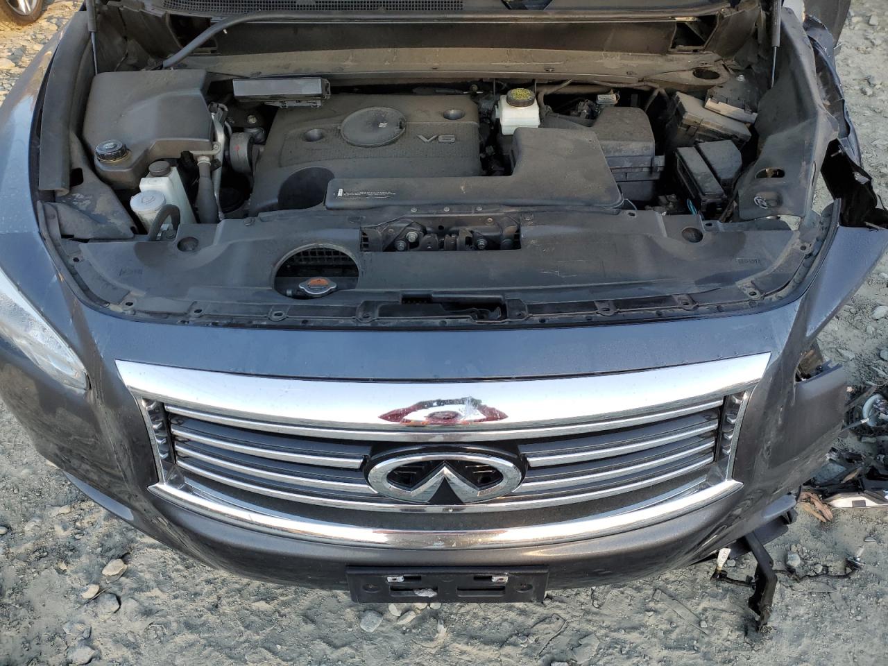 2013 Infiniti JX VIN 5N1AL0MM2DC332272 Copart auction photo, all over damage thumbnail 12