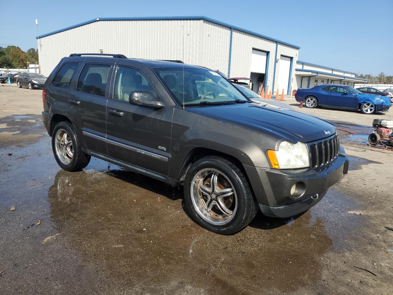 2006 Jeep Grand Cherokee VIN 1J4HS48N96C357909 Copart auction photo, top/roof / rear end damage thumbnail 4
