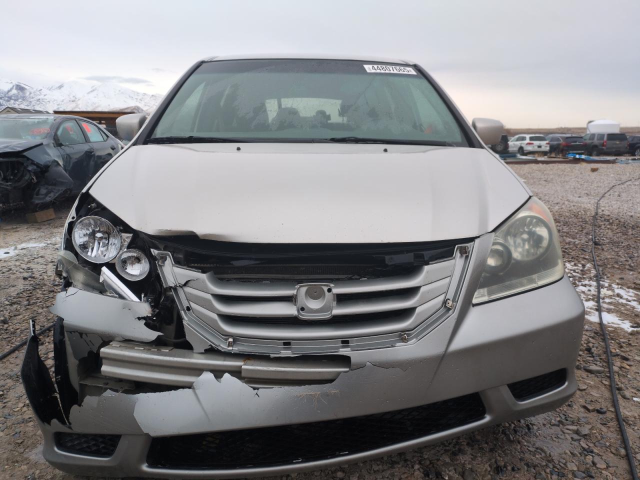 2008 Honda Odyssey VIN 5FNRL38408B044570 Copart auction photo, front end damage thumbnail 5