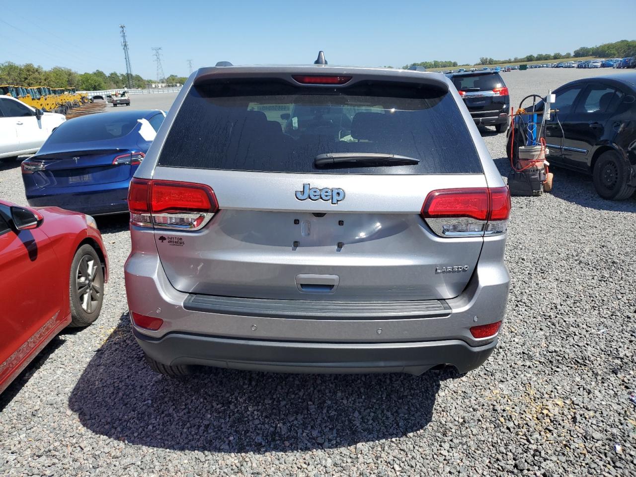 2021 Jeep Grand Cherokee VIN 1C4RJEAG7MC831190 Copart auction photo, front end damage thumbnail 6
