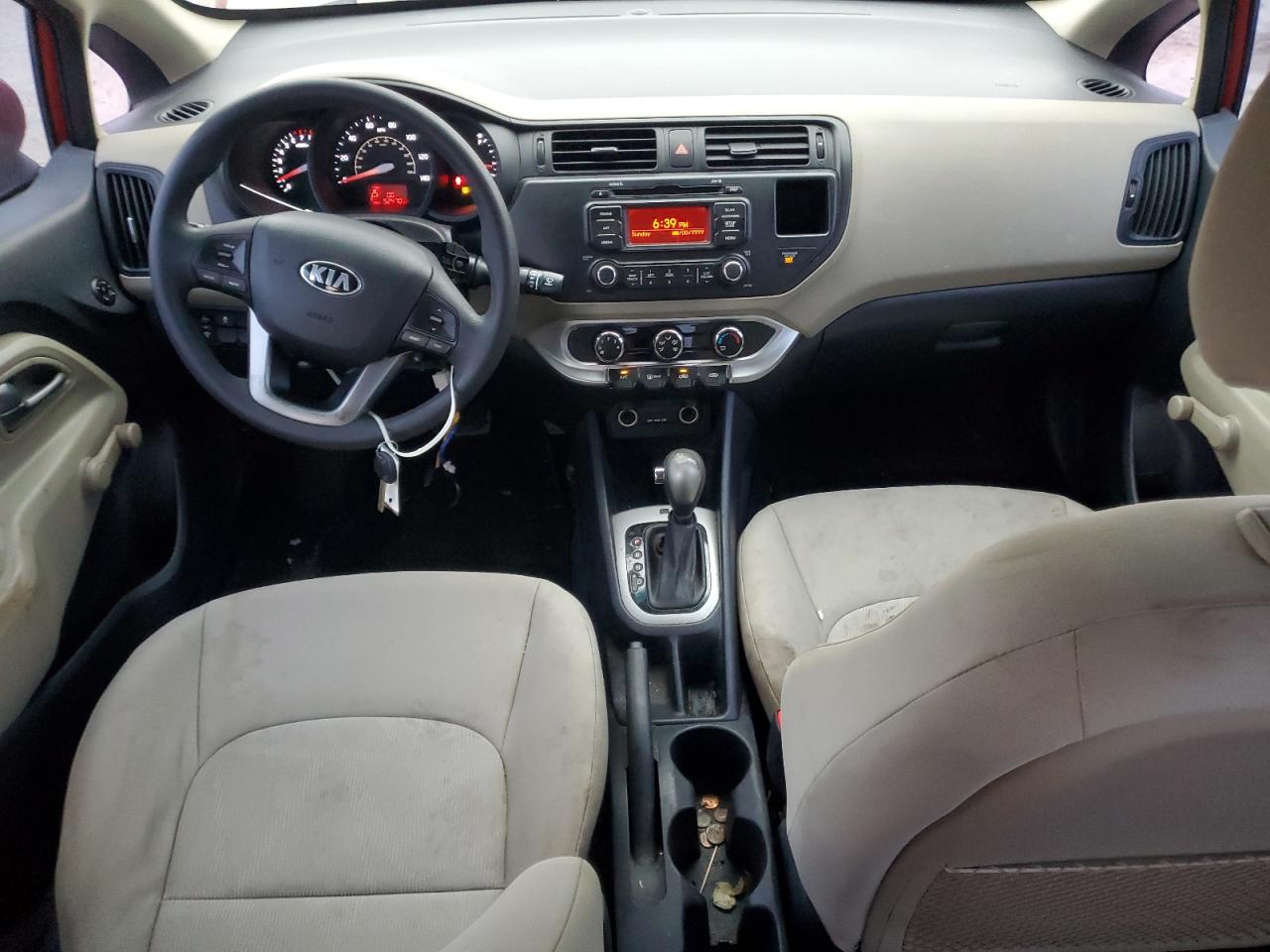 2013 KIA Rio VIN KNADM4A38D6312444 Copart auction photo, mechanical damage thumbnail 8