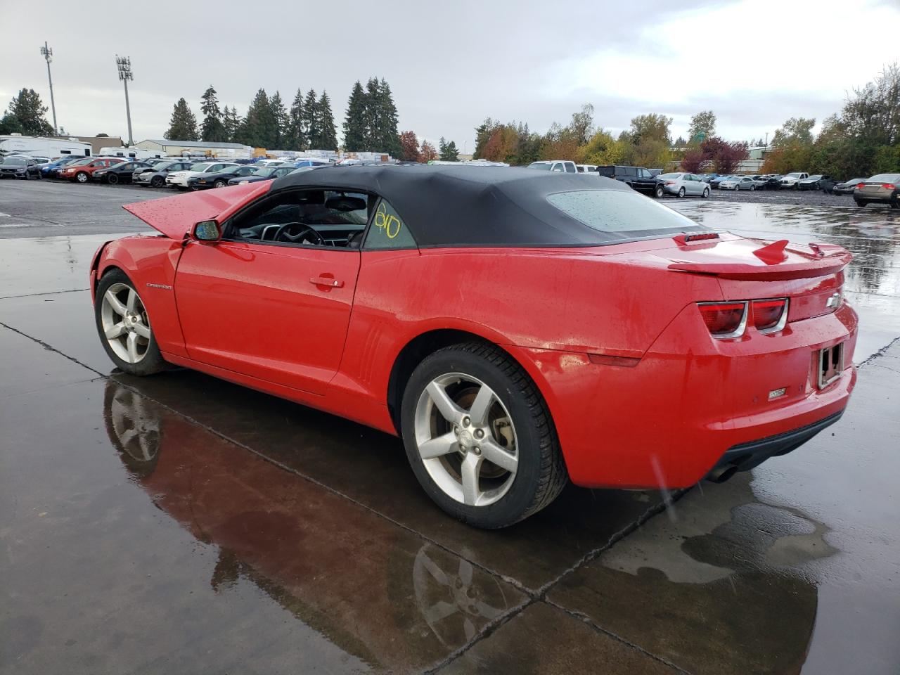 2012 Chevrolet Camaro VIN 2G1FB3D38C9120707 Copart auction photo, front end damage thumbnail 2