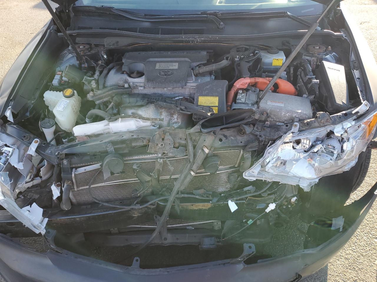 2012 Toyota Camry VIN 4T1BD1FK3CU062335 Copart auction photo, front end / rear end damage thumbnail 11