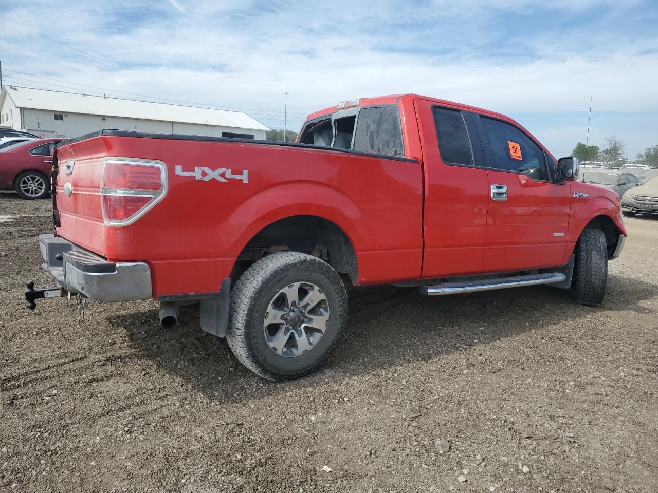 2012 Ford F-150 VIN 1FTFX1ET1CFA74141 Copart auction photo, all over damage thumbnail 3