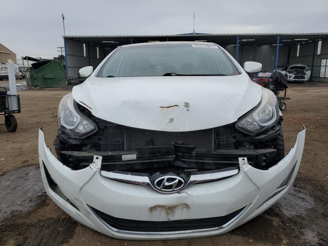 2014 Hyundai Elantra VIN 5NPDH4AE5EH459093 Copart auction photo, vandalism / all over damage thumbnail 5