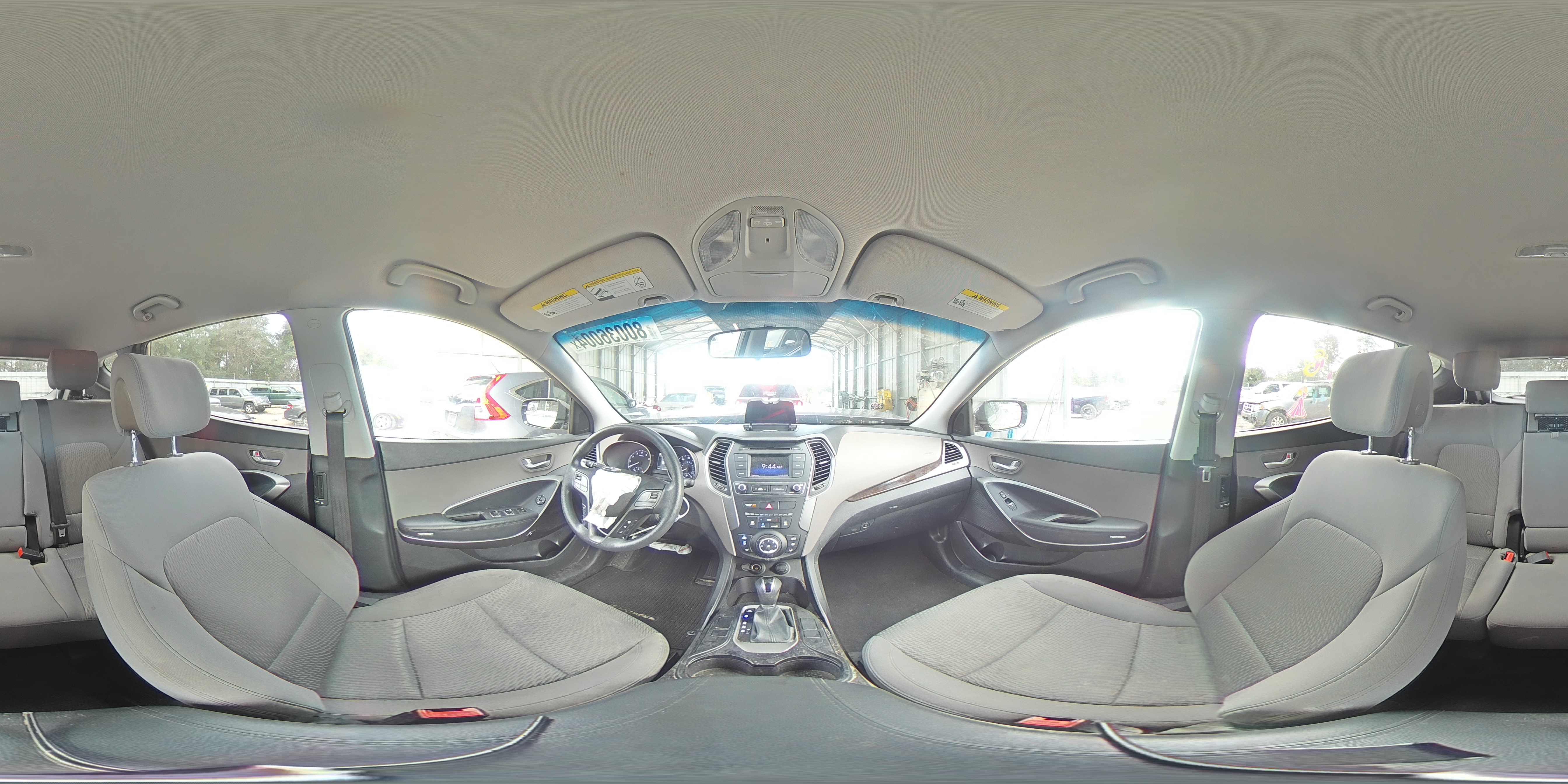 2018 Hyundai Santa Fe VIN 5NMZT3LB1JH093836 Copart auction photo, front end damage thumbnail 15