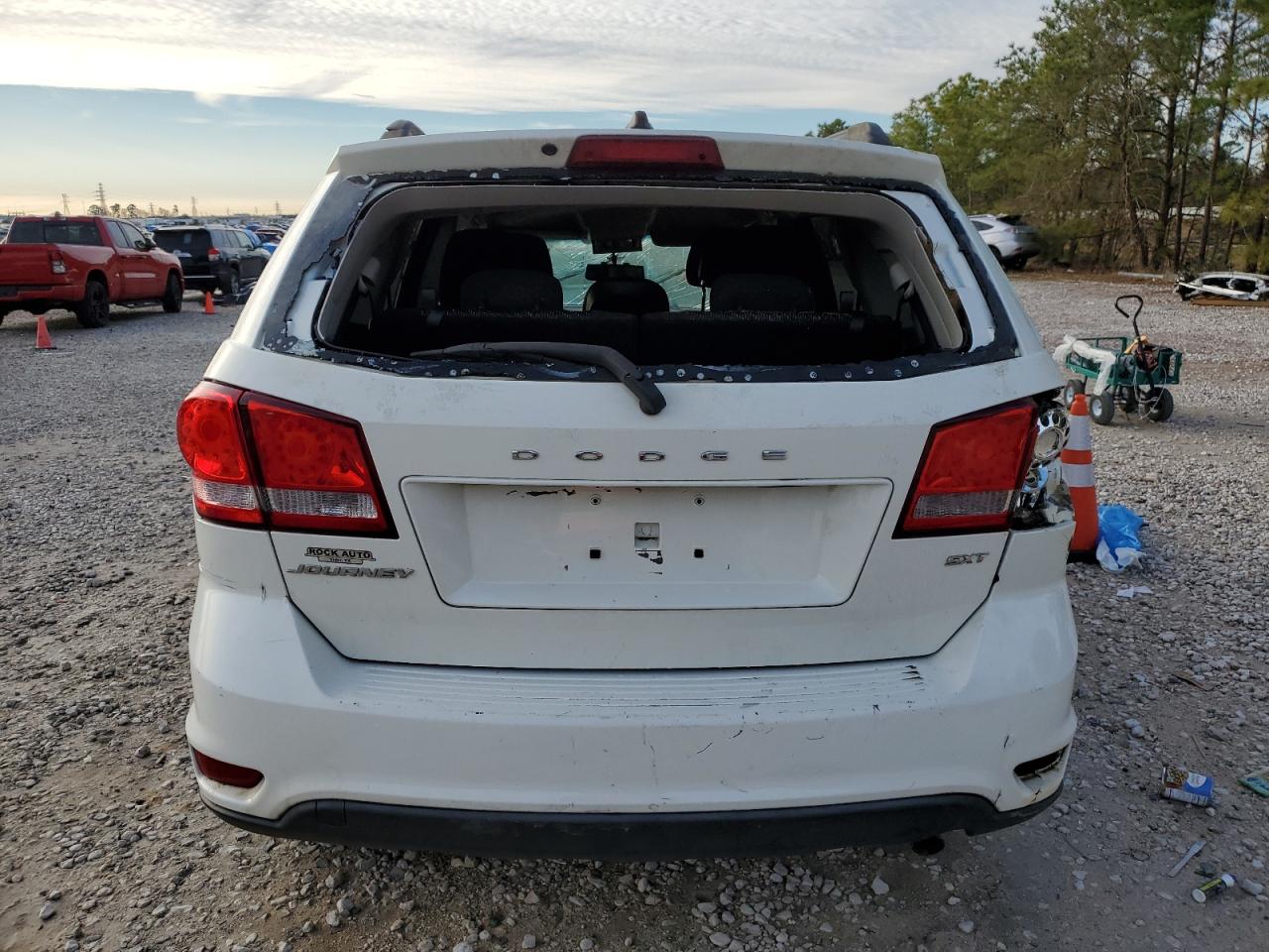 2014 Dodge Journey VIN 3C4PDCBBXET102189 Copart auction photo, water/flood / rollover damage thumbnail 6