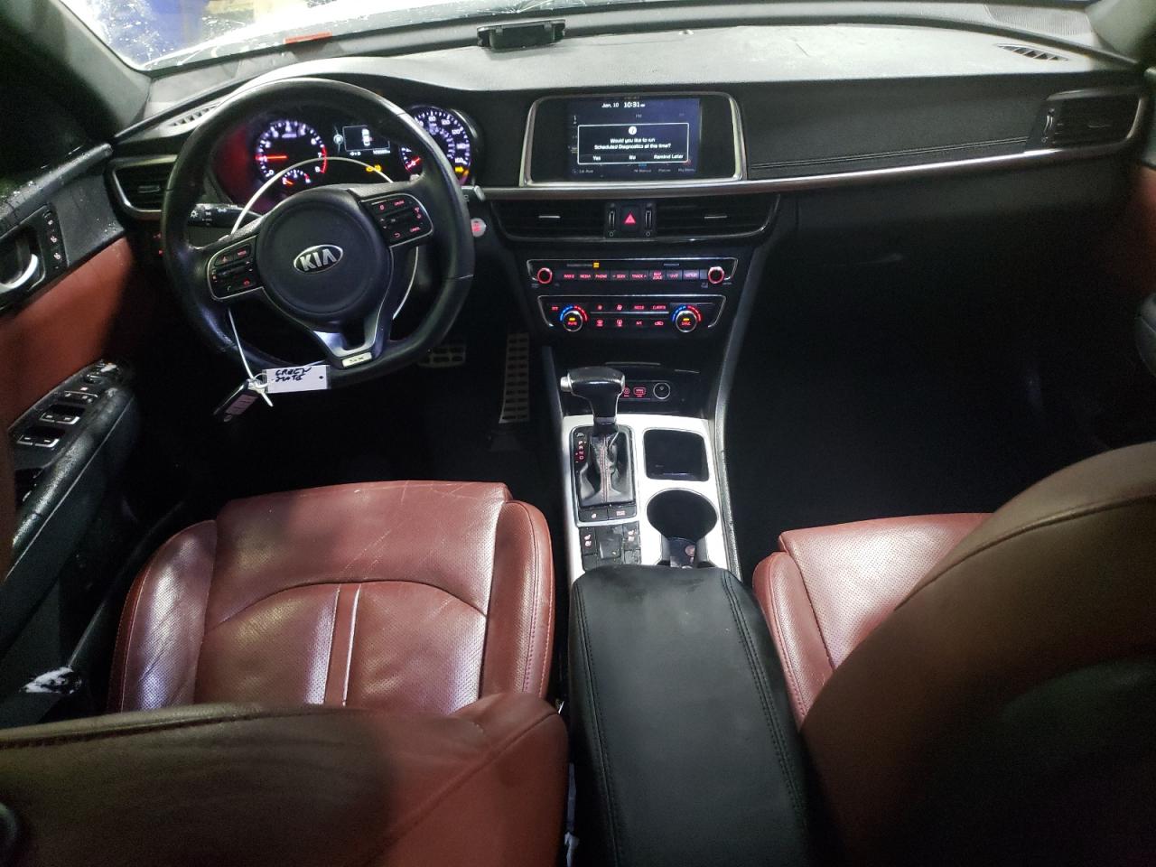 2016 KIA Optima VIN 5XXGW4L21GG025077 Copart auction photo, all over damage thumbnail 8