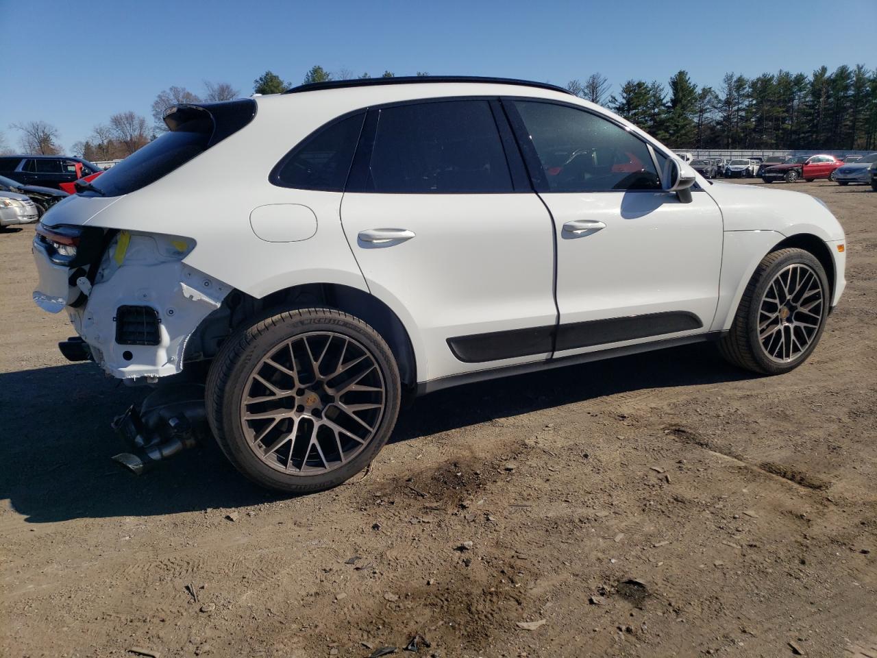 2021 Porsche Macan VIN WP1AB2A58MLB33046 Copart auction photo, rear end / minor dent/scratches damage thumbnail 3