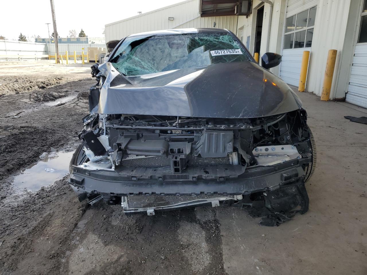 2025 Honda Civic VIN 2HGFE2F57SH528502 Copart auction photo, front end / top/roof damage thumbnail 5