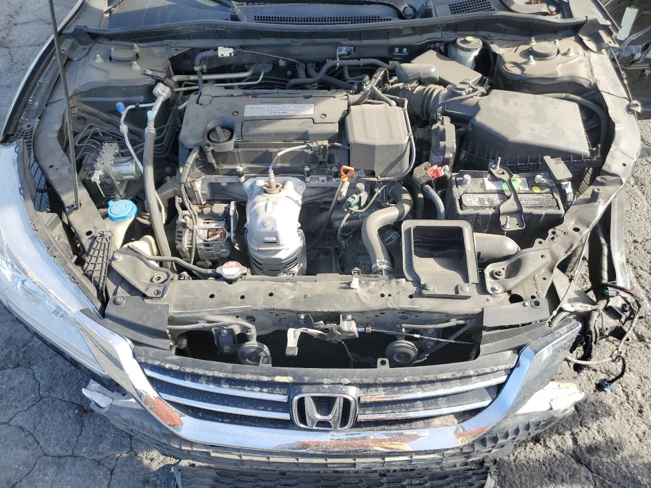 2014 Honda Accord VIN 1HGCR2F39EA252655 Copart auction photo, all over damage thumbnail 11
